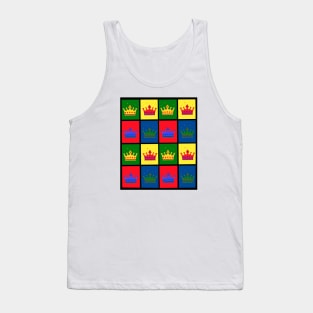 Colorful Crowns Tank Top